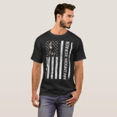 T-shirt Bernese Mountain USA Drapeau Bernese Mountain Owne (Devant entier)