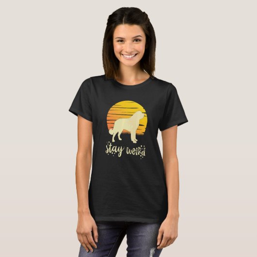 T-shirt Bernhardiner Chien Retro 1 (Devant entier)