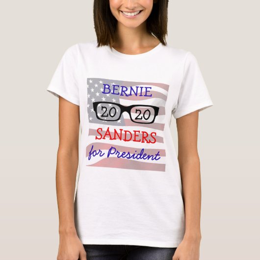 T-shirt Bernie Sanders à la présidence en 2020 (Devant)