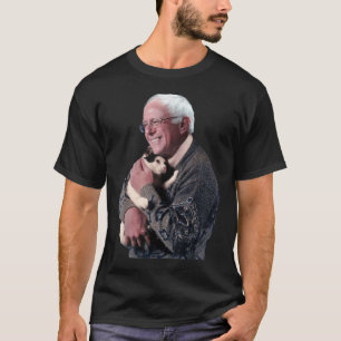 T-shirt Bernie Sanders Accroche Cat Chemise mignonne Anima