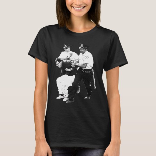 T-shirt Bernie Sanders Arrested (Devant)
