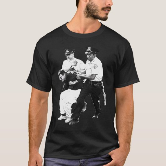 T-shirt Bernie Sanders arrêté (Devant)