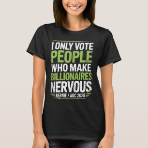 T-shirt Bernie Sanders Et Aoc 2028 Pour La Campagne Du Pré
