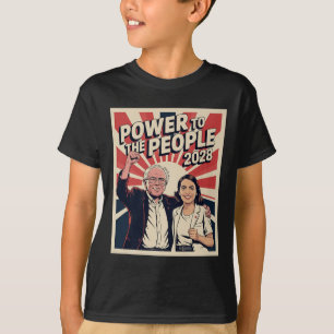 T-shirt Bernie Sanders Et La Campagne Présidentielle Aoc 2