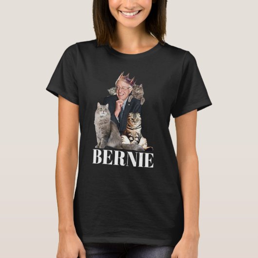 T-shirt Bernie Sanders Funny Chat Cadeau 1 (Devant)