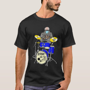 T-shirt Bernie Sanders Mittens Drumming Drum Inauguration