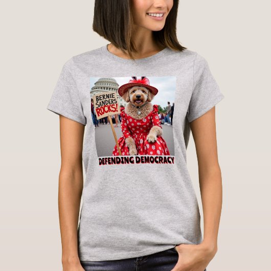 T-shirt Bernie Sanders Rocks (Devant)