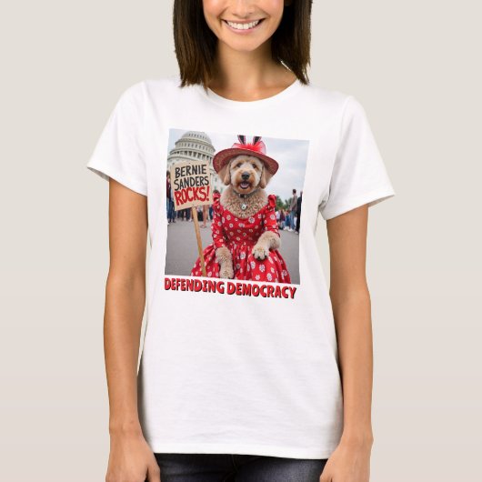 T-shirt Bernie Sanders Rocks (Devant)