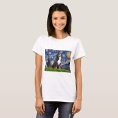 T-shirt Bernois - Nuit étoilée (Devant entier)