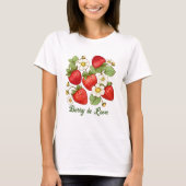 T-shirt Berry amoureux fraise de fruits d'été (Devant)