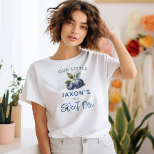 T-shirt Berry First Blueberry 1er Anniversaire