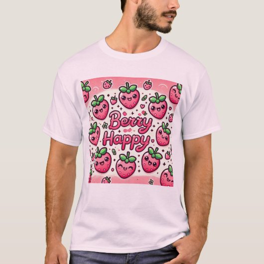 T-shirt Berry Happy (Devant)