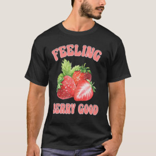 T-shirt Berry Retro fraise bonne vie heureuse