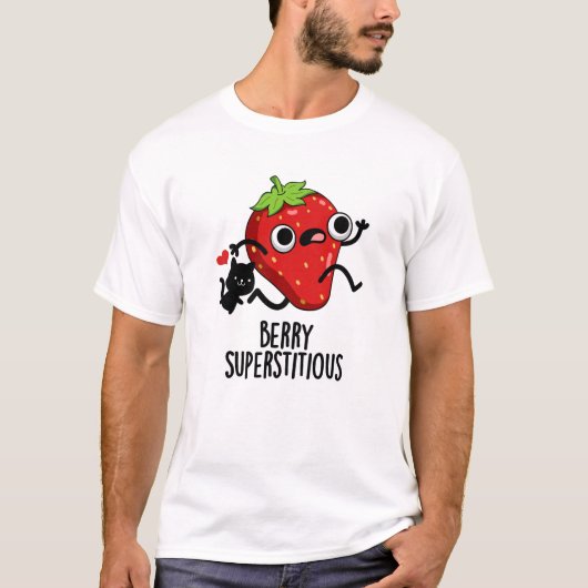 T-shirt Berry Superstitieux Fruit Pun (Devant)