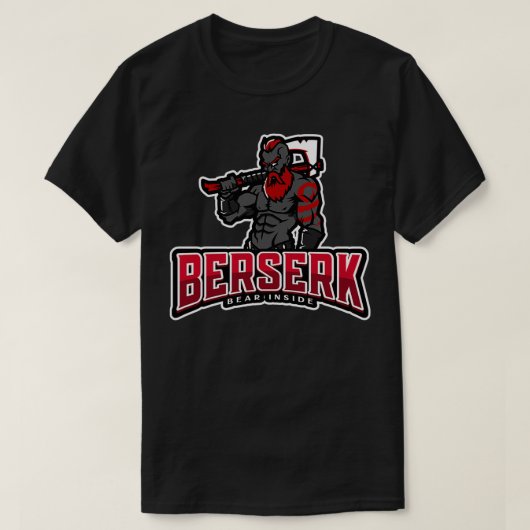 T-shirt Berserk Viking Warrior (Design devant)