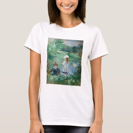 T-shirt Berthe Morisot - À côté d'un lac (Devant)