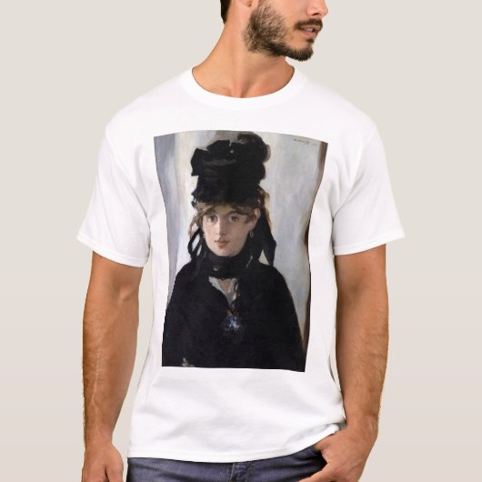 T-shirt Berthe Morisot avec un bouquet de violettes, Manet (Devant)