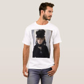 T-shirt Berthe Morisot avec un bouquet de violettes, Manet (Devant entier)