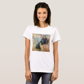 T-shirt Berthe Morisot - Julie et son Greyhound Laerte (Devant entier)