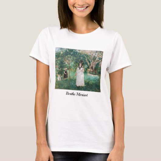 T-shirt Berthe Morisot - La chasse aux papillons (Devant)
