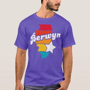 T-shirt Berwyn Illinois Vintage Souvenir déshabillé 2