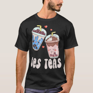 T-shirt Bes Teas Besties Cute Kawaii Buble Tea Boba Best