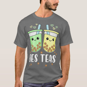 T-shirt Bes Teas Besties Kawaii Cute Best Boba Friends Gir