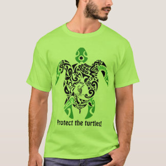 T-shirt Bescherm de schildpadden! Cagou stijl