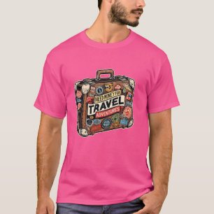 T-shirt Besoin d'argent pour des aventures de voyage Style