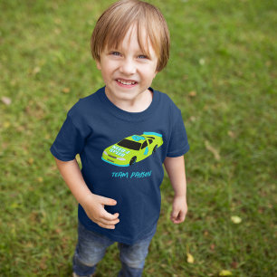 T-shirt Besoin de 4 Speed Race Car Boys 4th Birthday Party