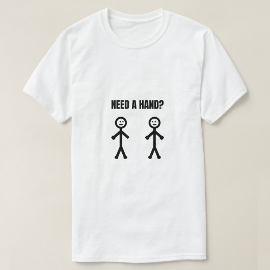 T-shirt Besoin d'un mème à main (Design devant)