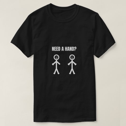 T-shirt Besoin d'un mème à main (Design devant)