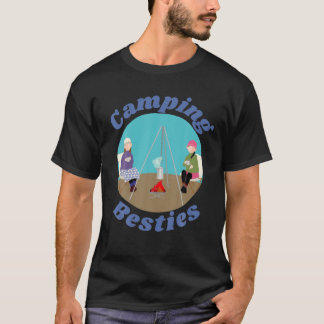 T-shirt Besoins du camping | Graphisme Camper Femme mignon