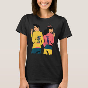 T-shirt Besoins pour la vie Meilleur Ami 4ever Friendship