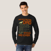 T-shirt Best Abyssinian Cat Dad Happy Father s Day (Devant entier)
