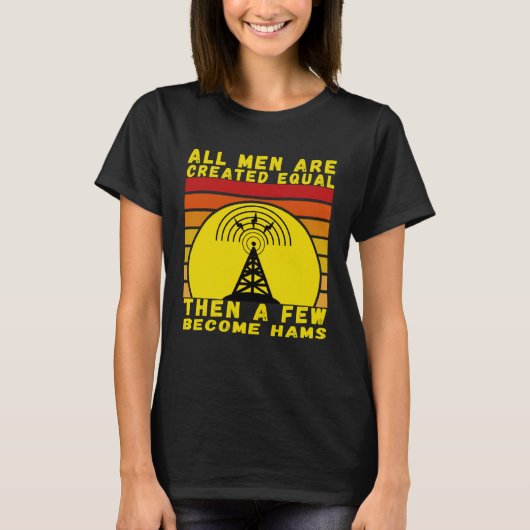T-shirt Best amateur radio operator nice I love radio oper (Devant)