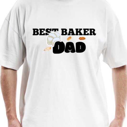 T-shirt Best Baker Dad - Un délicieux hommage à papa!