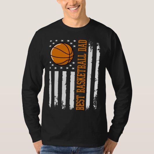 T-shirt Best Basketball Dad Basketball Daddy (Devant)