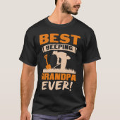 T-shirt Best Beeping Grandpa Ever Metal Detecting Funny (Devant)