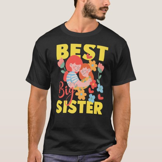 T-shirt Best Big Sister (Devant)