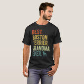 T-shirt Best Boston Terrier Grandma Ever Dog  Mother s Day (Devant entier)