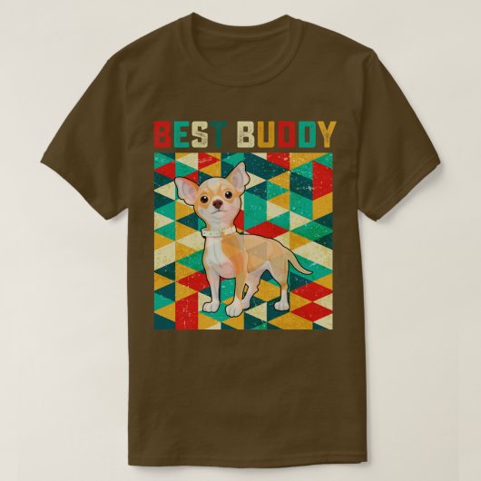 T-shirt Best Buddy Chihuahua (Design devant)