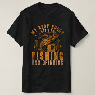 T-shirt Best Buddy Fishing & Drenture