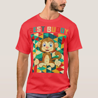 T-shirt Best Buddy Monkey