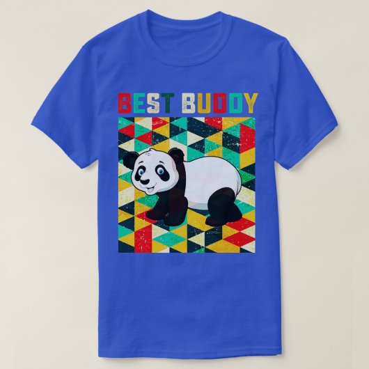 T-shirt Best Buddy Panda Bear (Design devant)