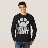 T-shirt Best cat aunt (Devant entier)