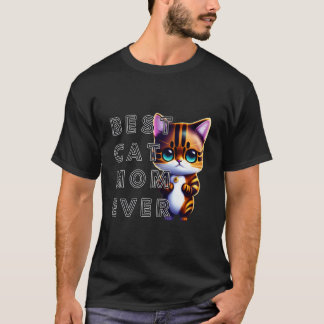 T-shirt Best Cat Mom Kawaii Kitten
