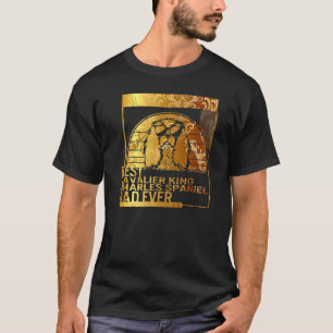 T-shirt Best Cavalier King Charles Spaniel Papa Ever chien