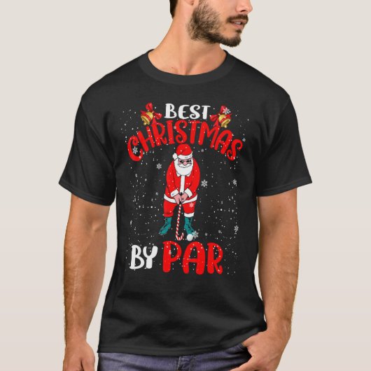 T-shirt Best Christmas By Par Funny Christmas Père Noël Go (Devant)