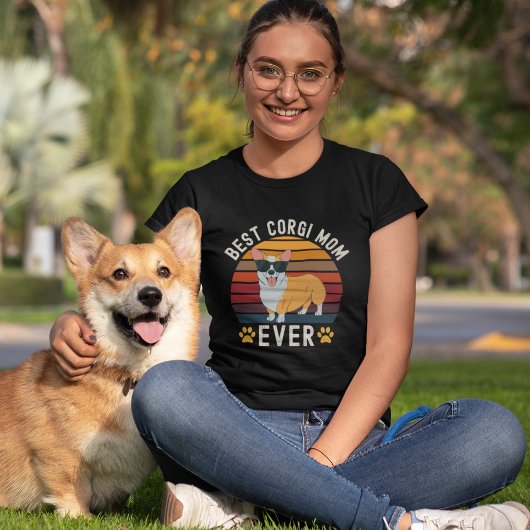 T-shirt Best Corgi Mom Ever Funny Corgi Lovers